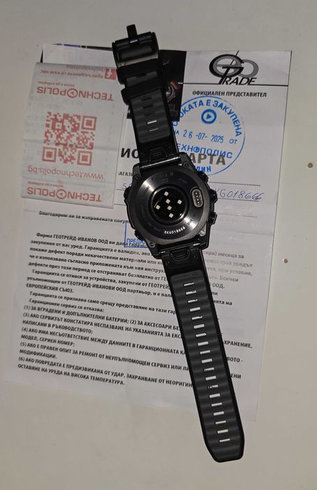 Продавам Garmin Fenix 8 47MM SOLAR SAPPHIRE Carbon Gray DLC Titanium