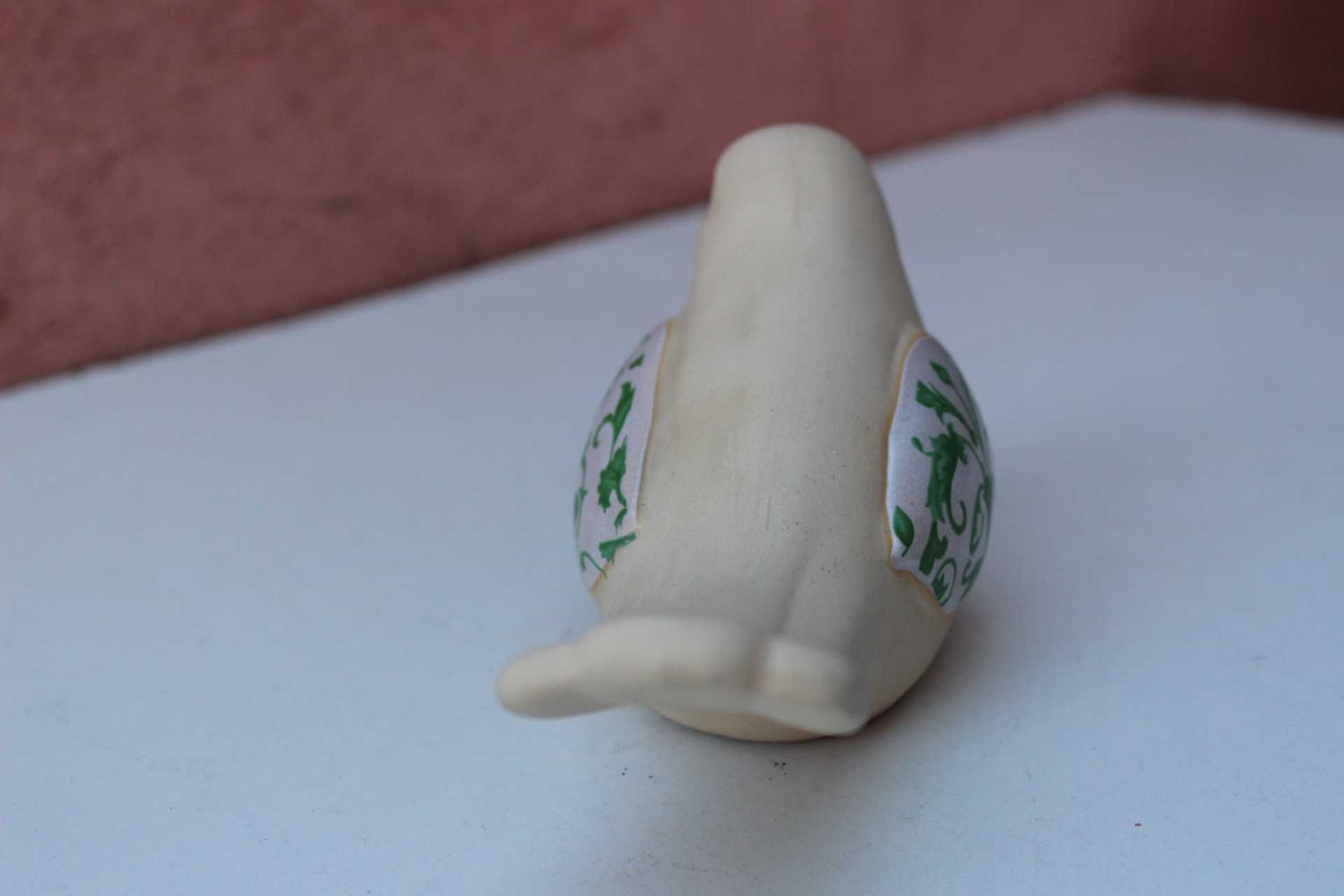 Figurina ceramica Pasare, ceramica biscuit, Rosa Ljung - Suedia