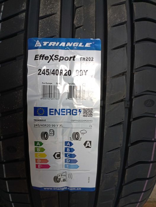 Set Anvelope (BMW) 275/35/20 Cu 245/40/20 Triangle Noi De Vara