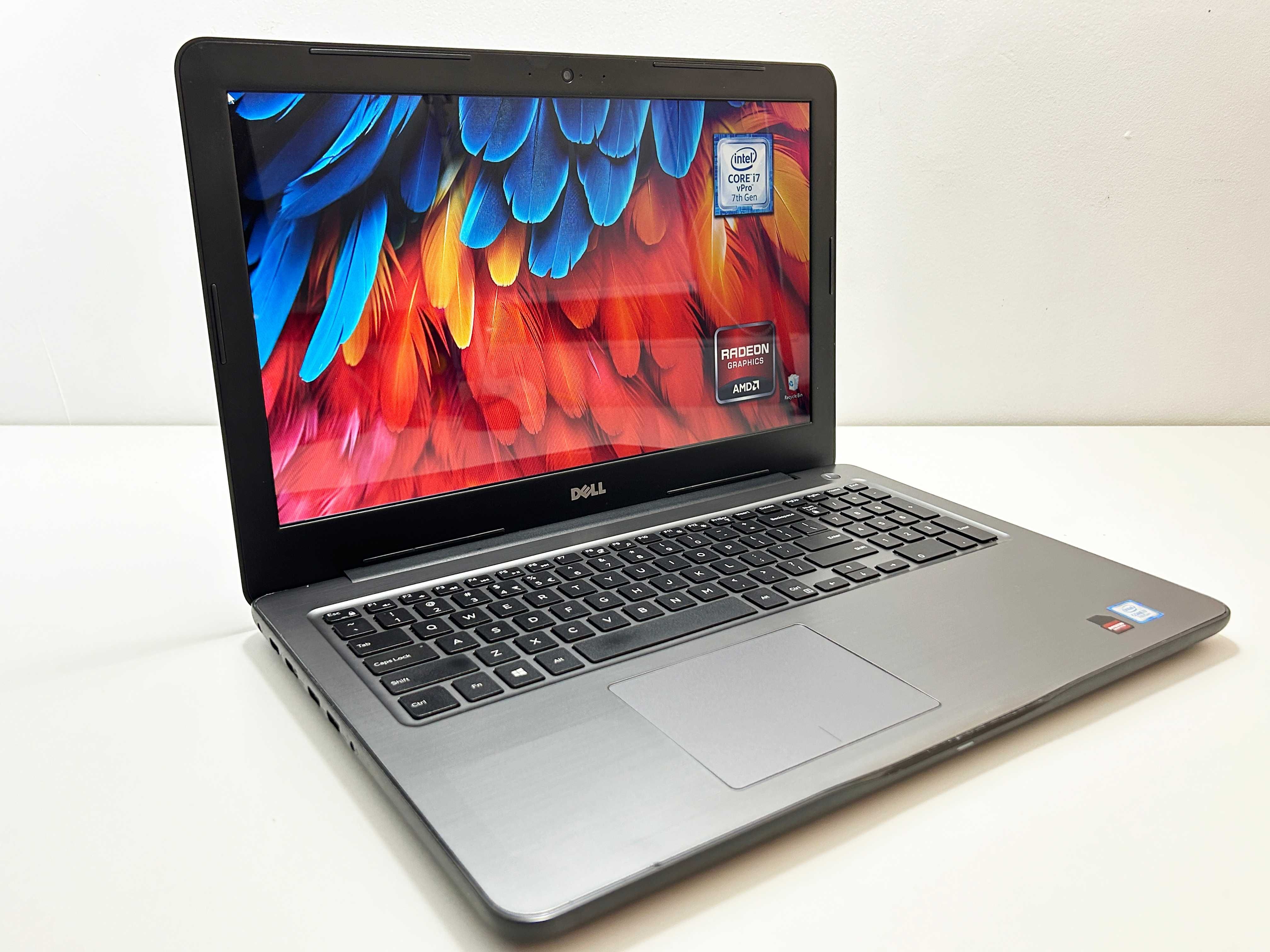 Laptop Dell i7-7500u SSD 15.6 inch AMD Radeon Gaming  Garantie 12 luni