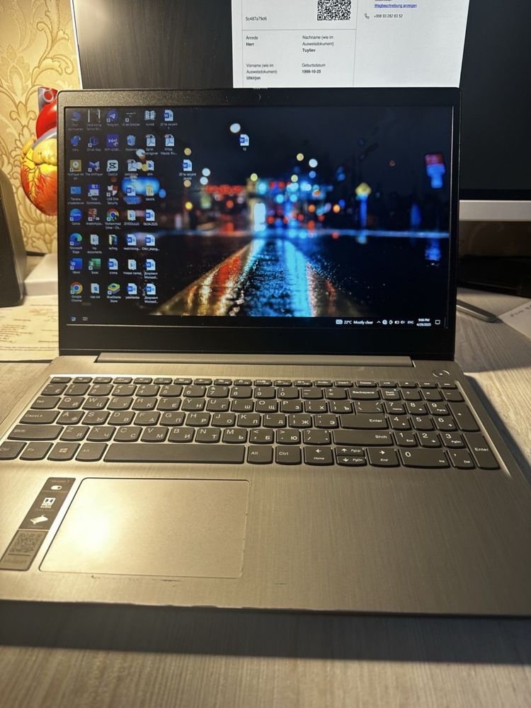 Notebook Lenova Ideapad 3: Core I5 10-pokoleniya