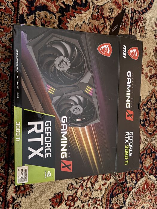 Продам видеокарту MSI 3060Ti gaming X