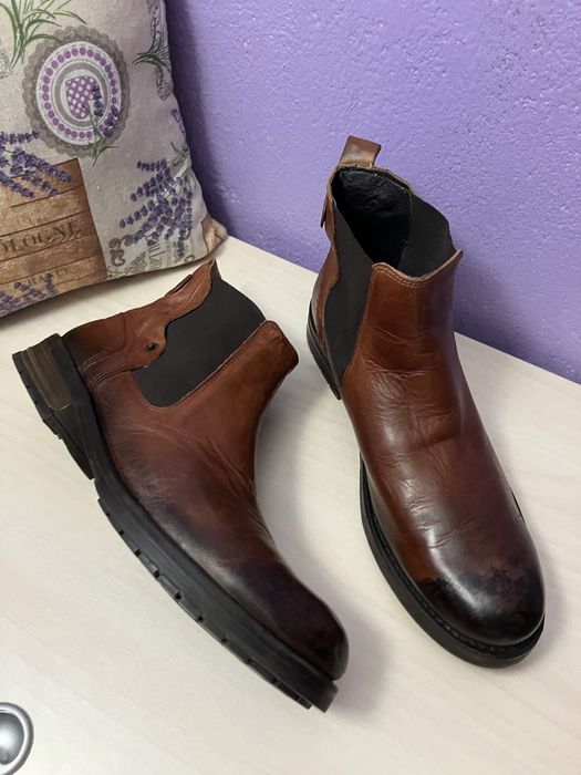 Ghete piele naturala,SeaSide Man