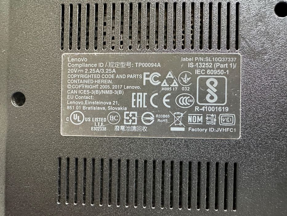 Vand Laptop Thinkpad i7