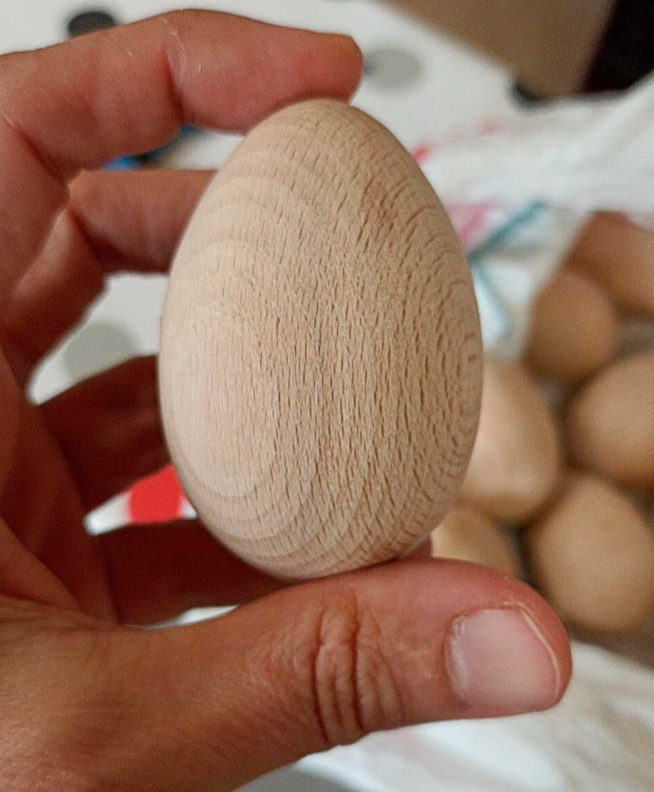 Букови дървени яйца-заготовка