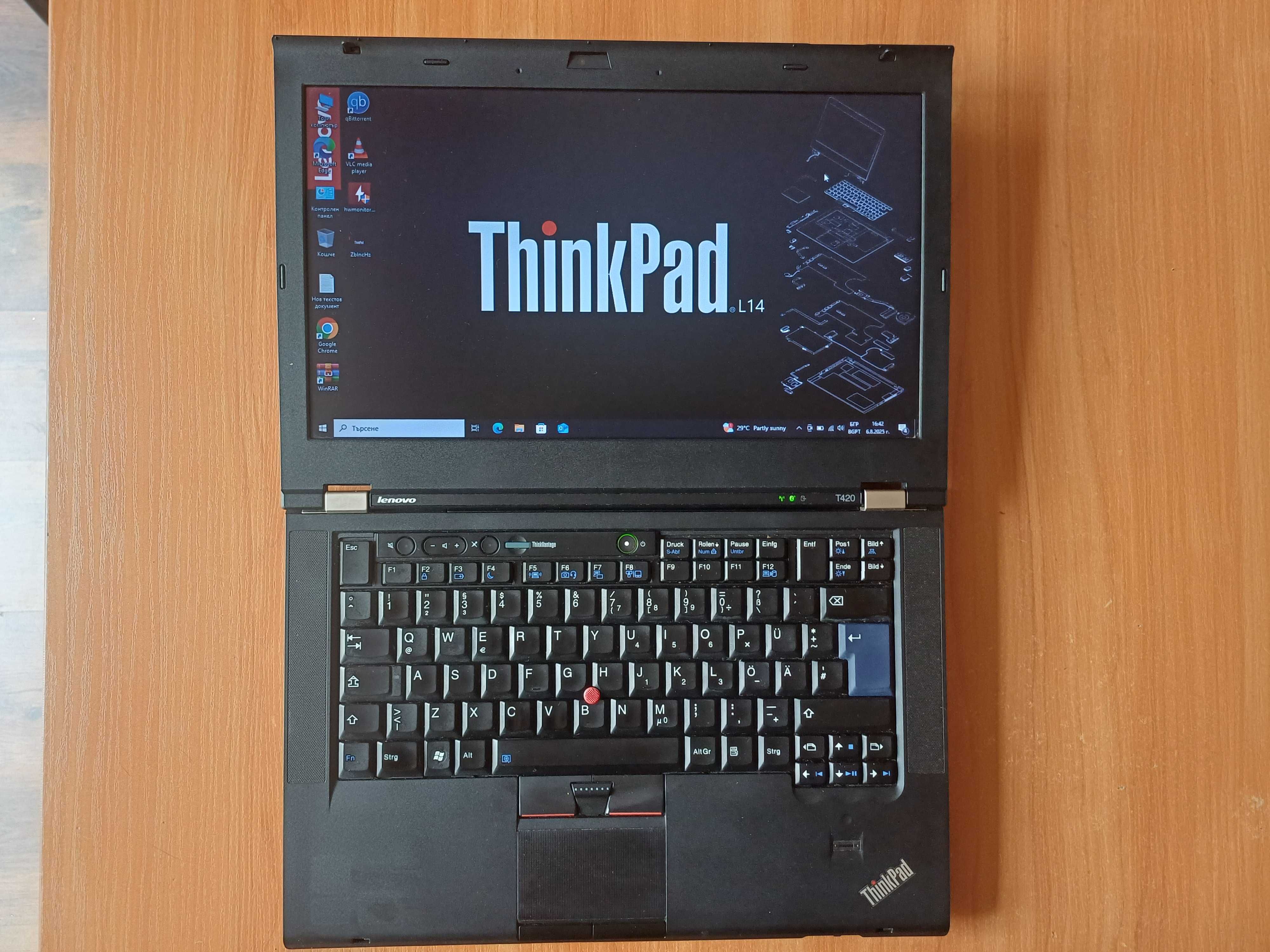 Lenovo Т420 Core™i5/6GB-Ram/320GB HDD Батерия 5 часа