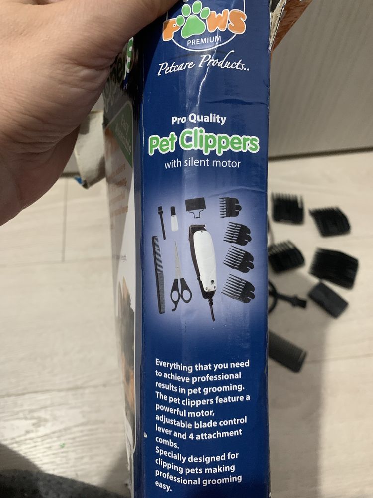 Pet Trimmer, nou nout, ideal pentru tunsul animalutelor, set complet