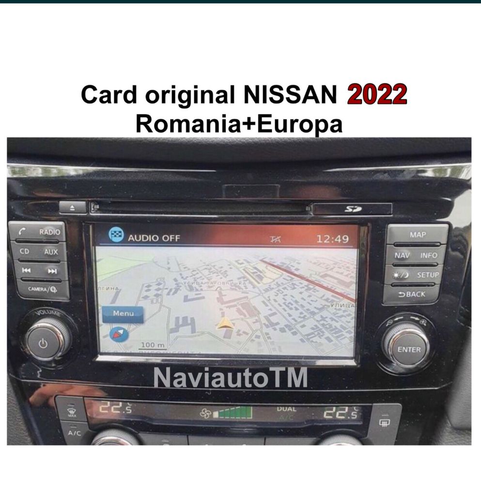 Card Original Nissan Connect 3 LCN Europa ROMÂNIA 2023 Qashqai Navara