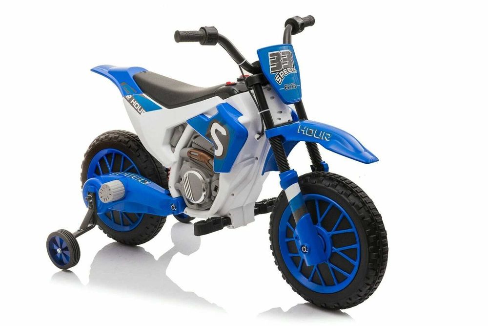 Motocicleta electrica pt. copii Kinderauto BJH022 2x35W 12V #Albastru