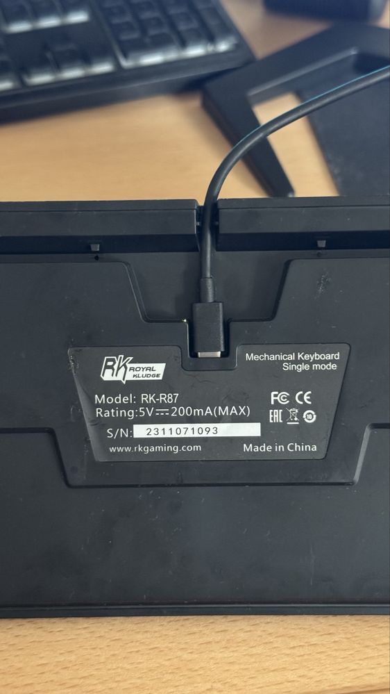Клавиатура  RK-R87 и мышь Ajaz 199