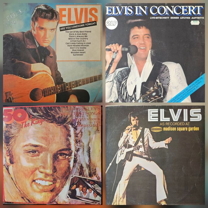 Discuri vinil ( Barbra Streisand,  Elvis Presley)