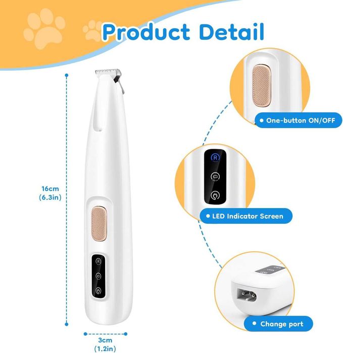 l Pet Micro Precision, многофункционален тример за домашни любимци