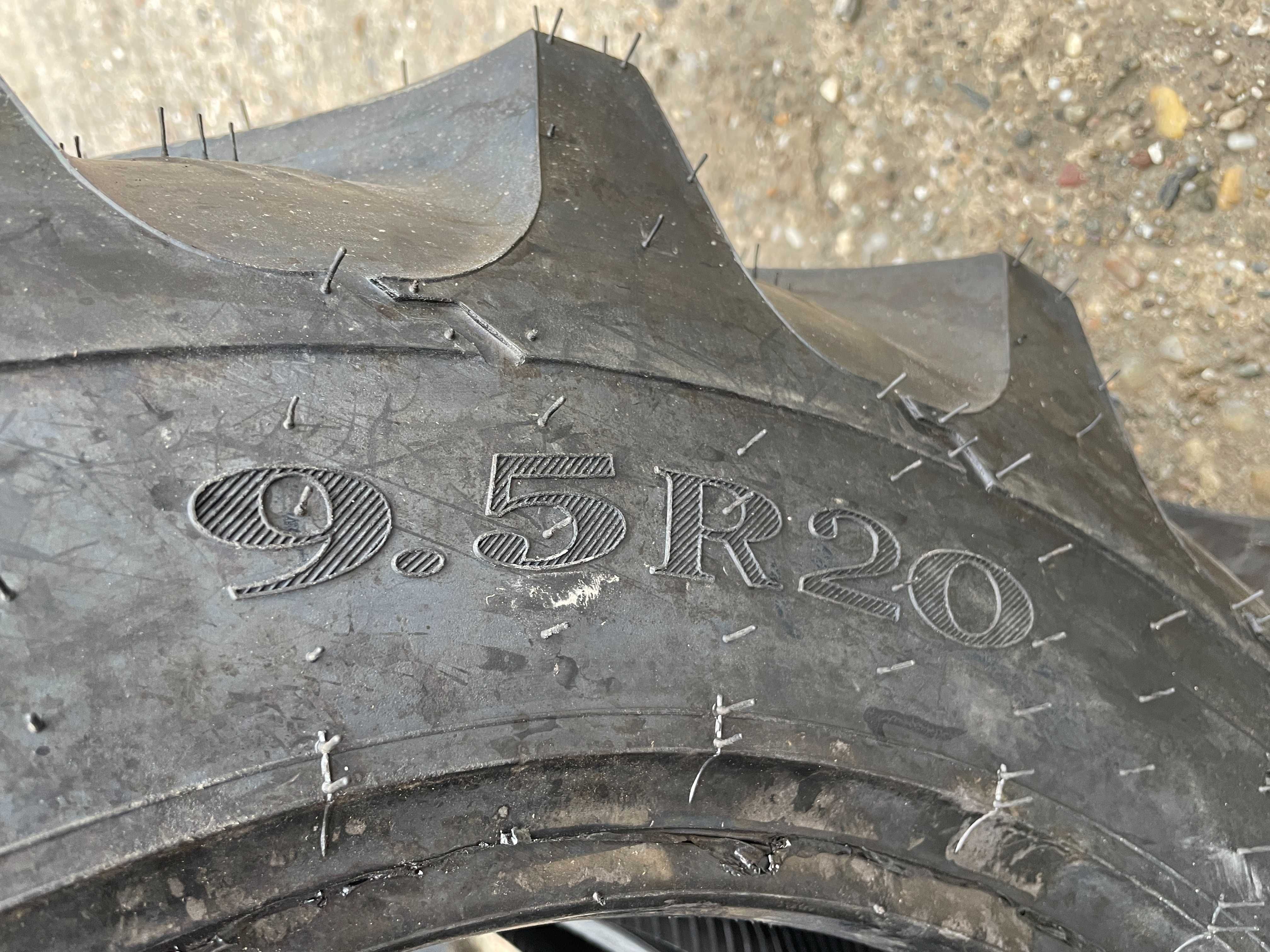 Cauciucuri noi 9.5R20 pentru tractor fata marca OZKA