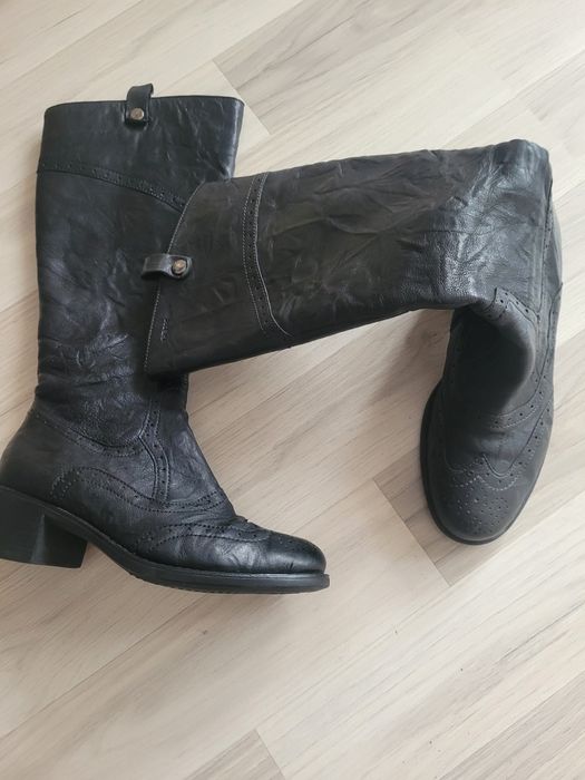 Cizme din piele naturala Geox marime 37