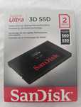 SSD, Sandisk, 2TB, 2.5", SATA3, Ultra 3D, Negru