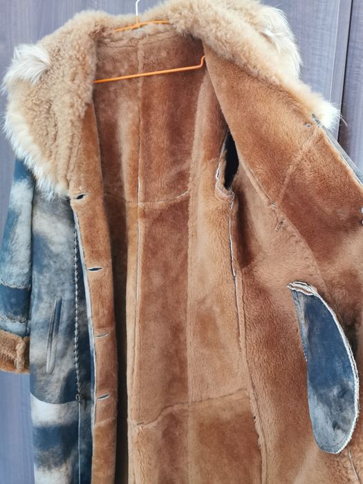 Cojoc dama piele si blana naturala