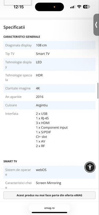 LED Smart Tv LG 4K UHD