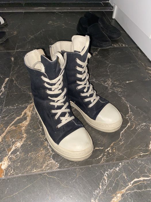 Кеды rick owens рики классические высокие