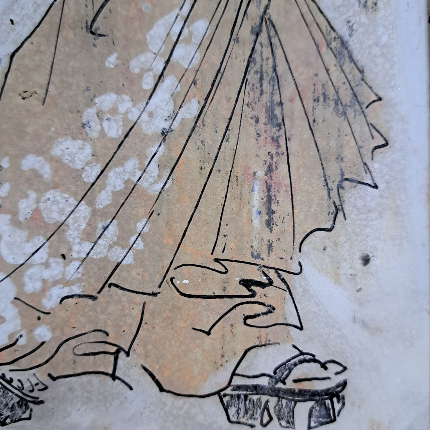Pictură,"Gheișe", İon Lazăr (n.1960-d.2014)
