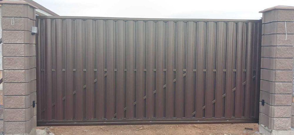 Изготовление откатных ворот в г.Актобе.