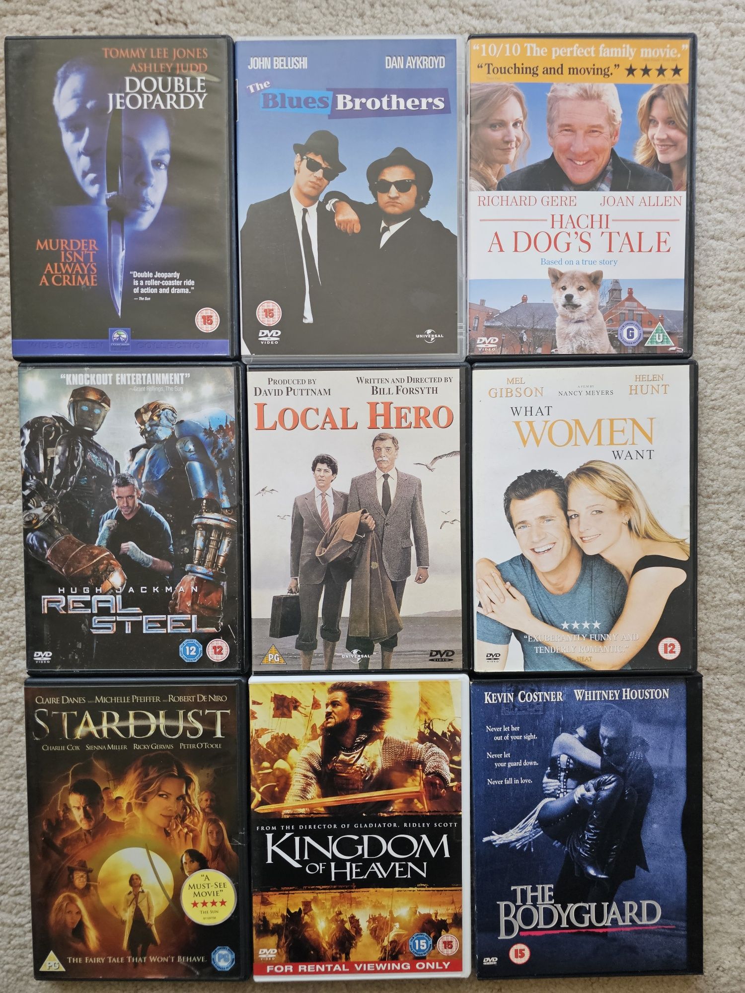 Оригинални DVD от лична колекция на Английски език