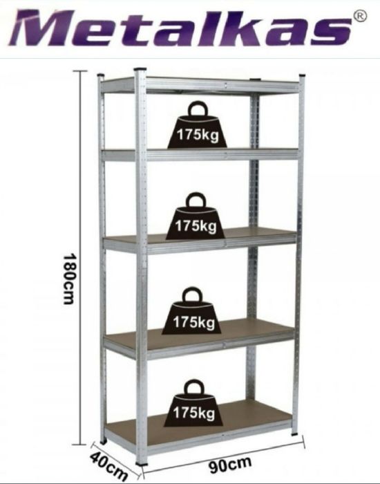 RAFTURI zincate cu 5 polite MDF POLONIA Noi - 150 LEI Bucata