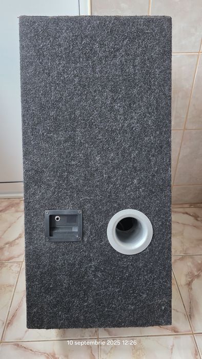 Amplitunere plus două boxe de 500 w