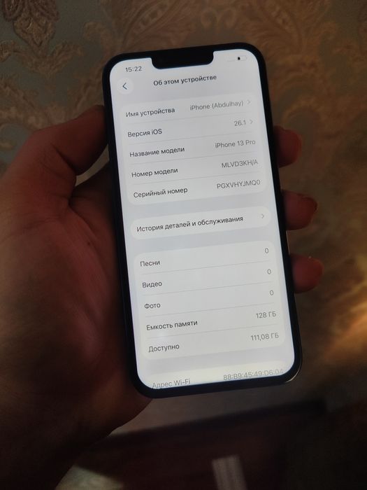 iPhone 13 Pro 128 GB Blue ideal Face True Tone 100% arzon narxda