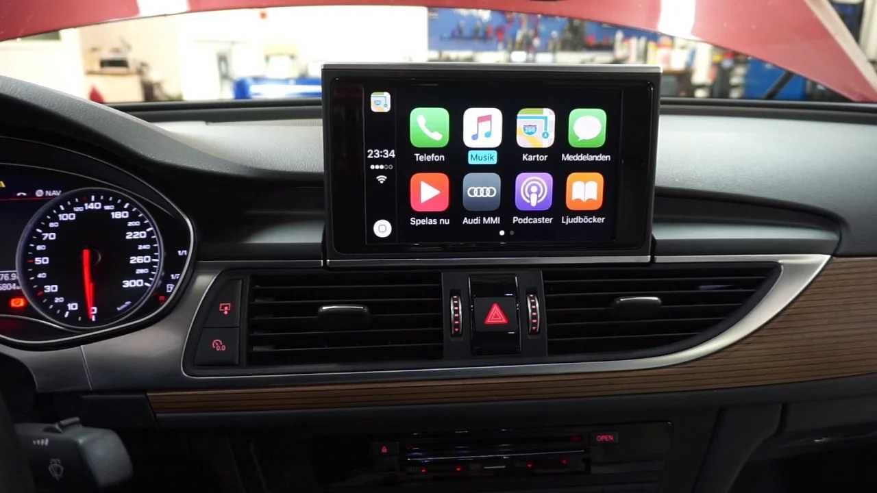 Modul Apple Carplay Android Auto Audi A6 A7 A8 Waze Youtube + CAMERA
