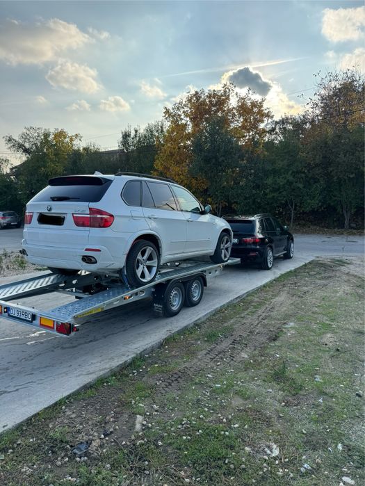 Tractari auto - platformă non stop + 3 locuri pasageri