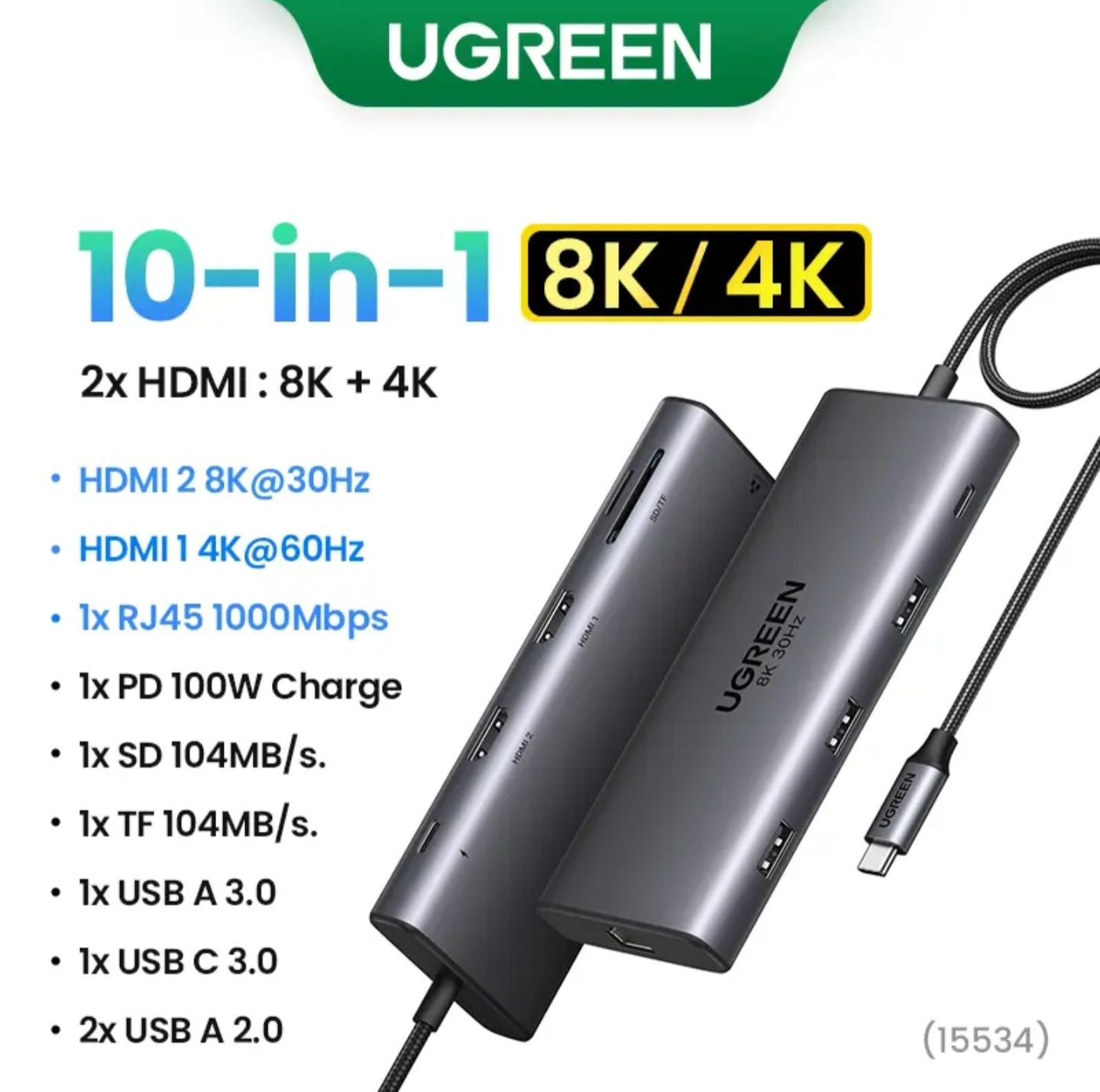 Ugreen USB Hub 10-1