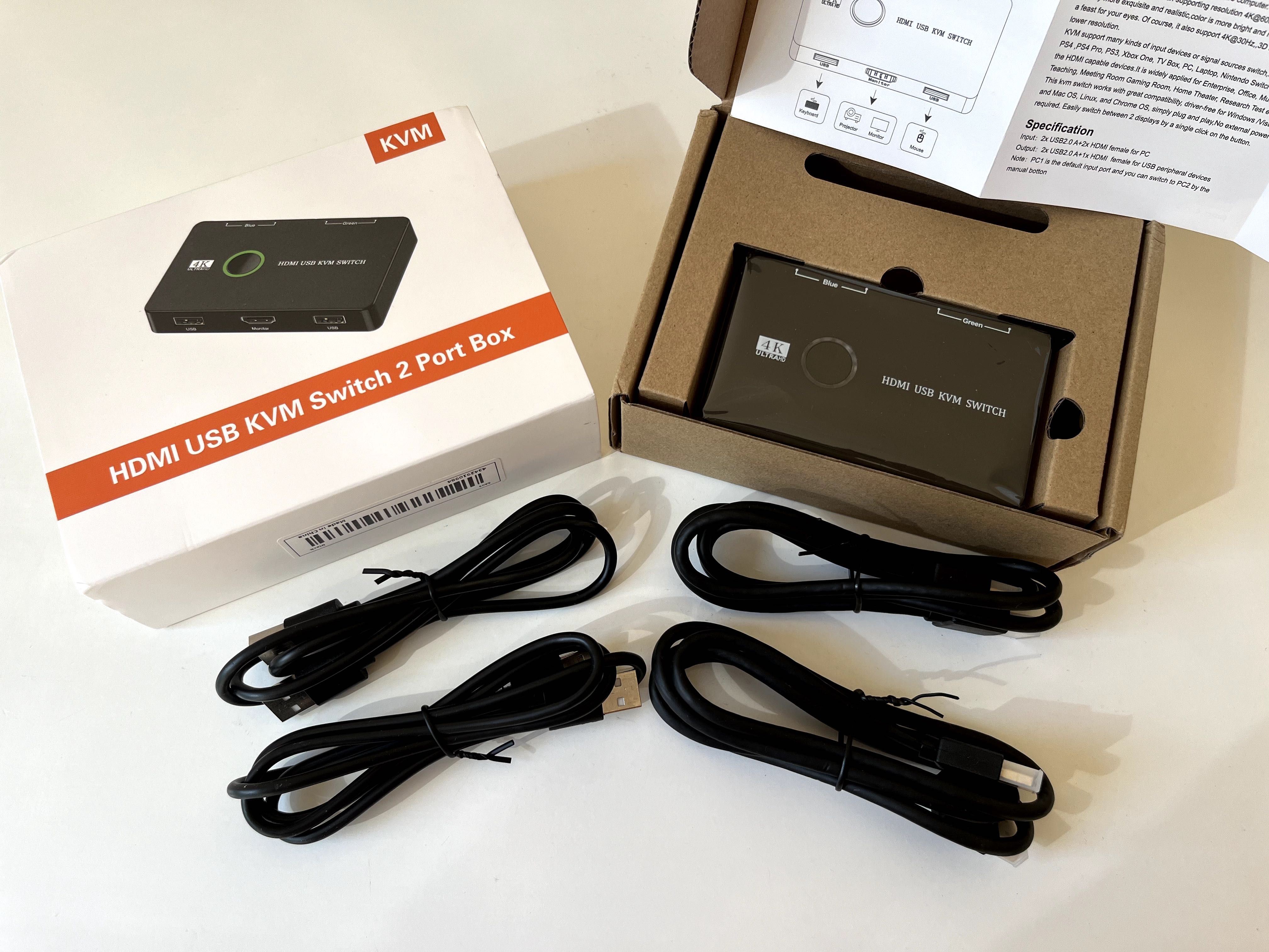 KVM HDMI USB switch првключвател