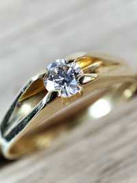 Inel Aur 18K Cu Diamant Brilliant inel aur cu diamant de logodna