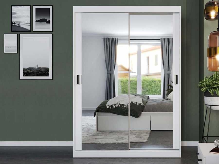 Set Dormitor Nordis Alb C19 cu oglinda