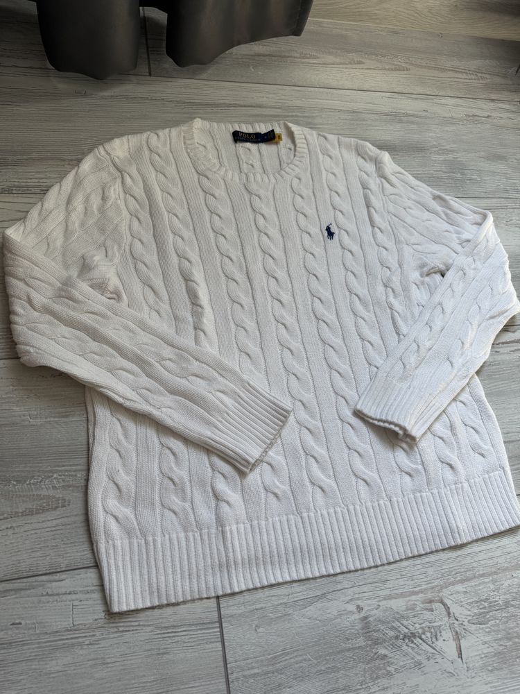 Мъжко! Чисто нов оригинален мек памучен пуловер Polo Ralph Lauren