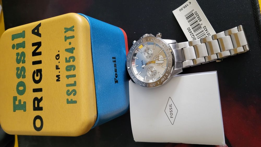 Fossil - Ceas cu bratara din otel inoxidabil