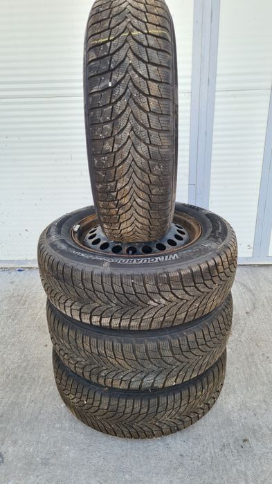 Vand jante otel OPEL Mokka+anvelope iarna 215.65 R16, 5x105, DOT2724