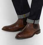 Ghete chelsea 40.5 41 plain toe Massimo Dutti piele naturala moale