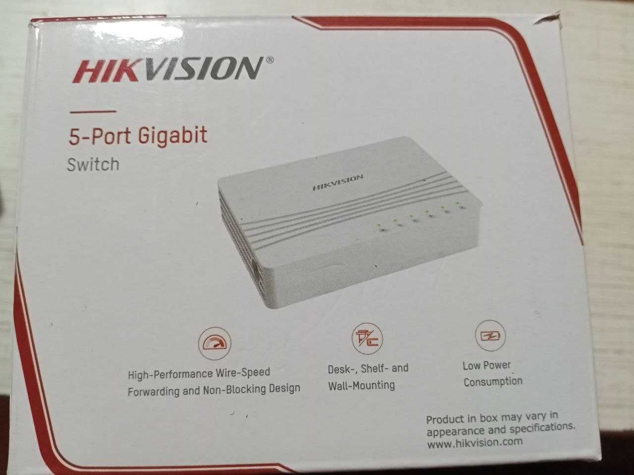 Свич коммутатор 5 портов Hikvision