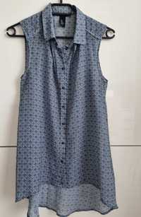 Bluza asimetrica H&M blue