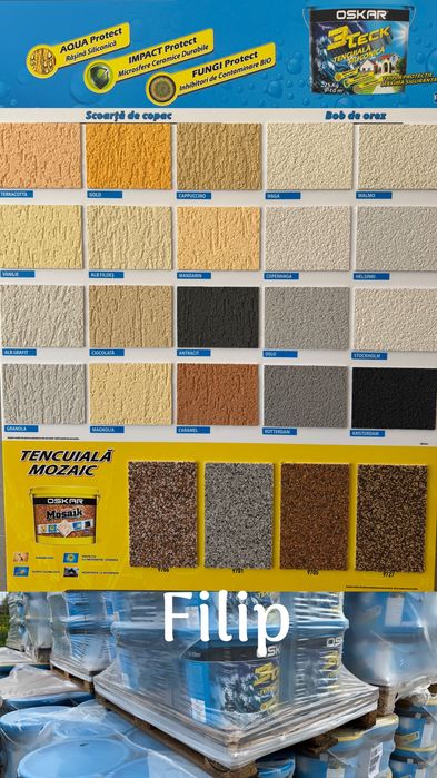 Tencuiala decorativa Oskar 3 Teck - colorata- Producător