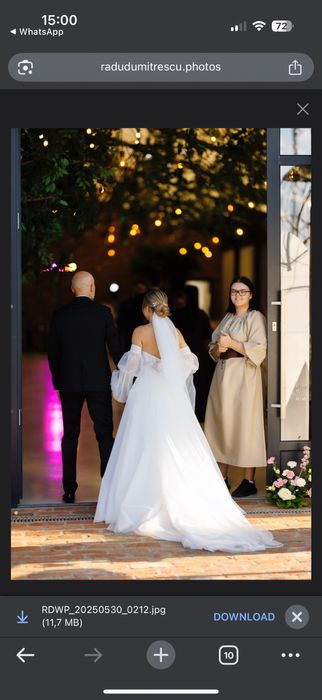 Rochie de mireasa by Veil Bridal Couture 2025.