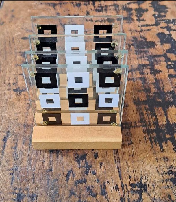 подложки за чаши стъкло Хенкелс Henkels с дървена поставка Германия