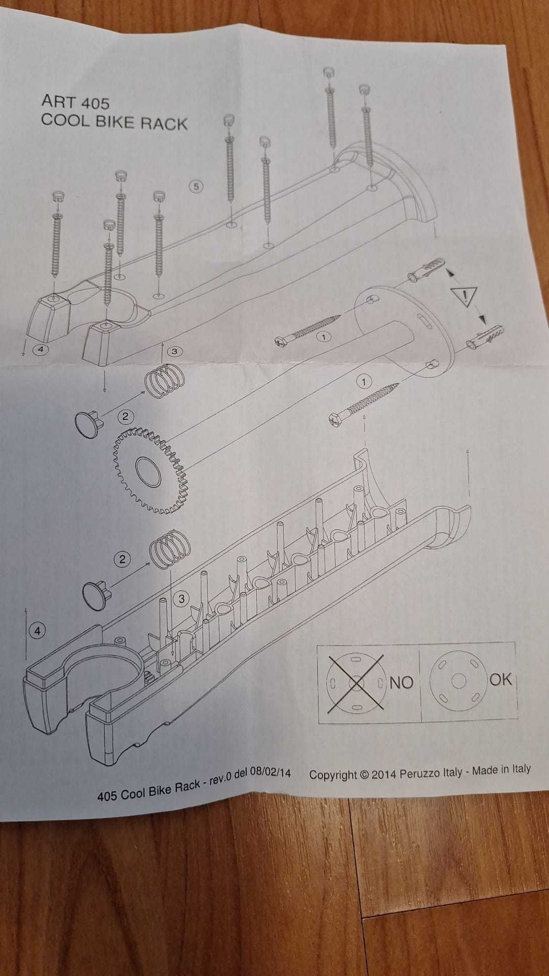 Suport bicicletă Peruzzo