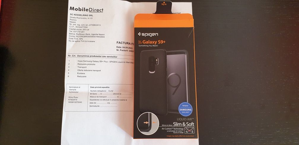 Case / husa Spigen Galaxy S9+ noua