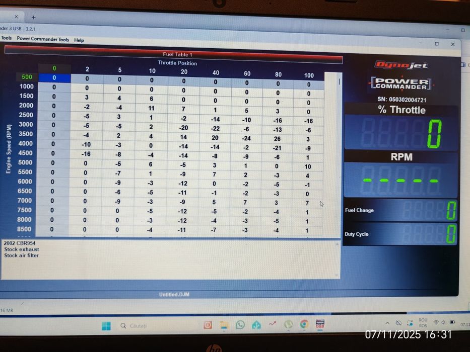 Power Commander 3 Honda CBR 954RR