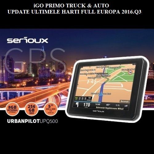 Soft iG0 PRIMO - Harti HERE 2025 pe Navigatii GPS