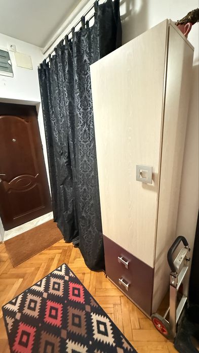 Dulap soldat cu rafturi si doua sertare