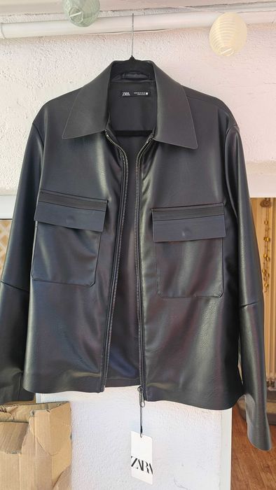 Jacheta Sacou piele barbati ZARA nou marimea M