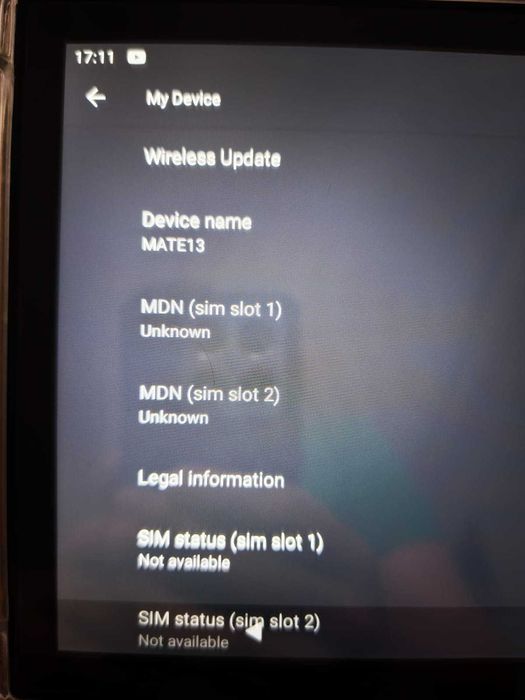 Vand tableta noua MATE13, 1024 Gb stocare, 16Gb Ram